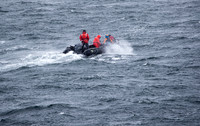 Unable to land zodiacs transfer the...